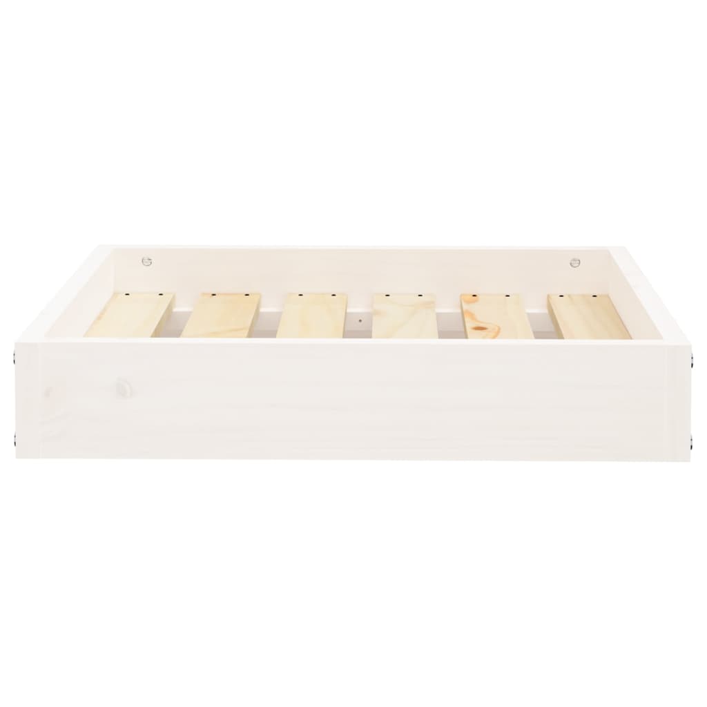 Hundebett 51,5x44x9 cm Massivholz Kiefer