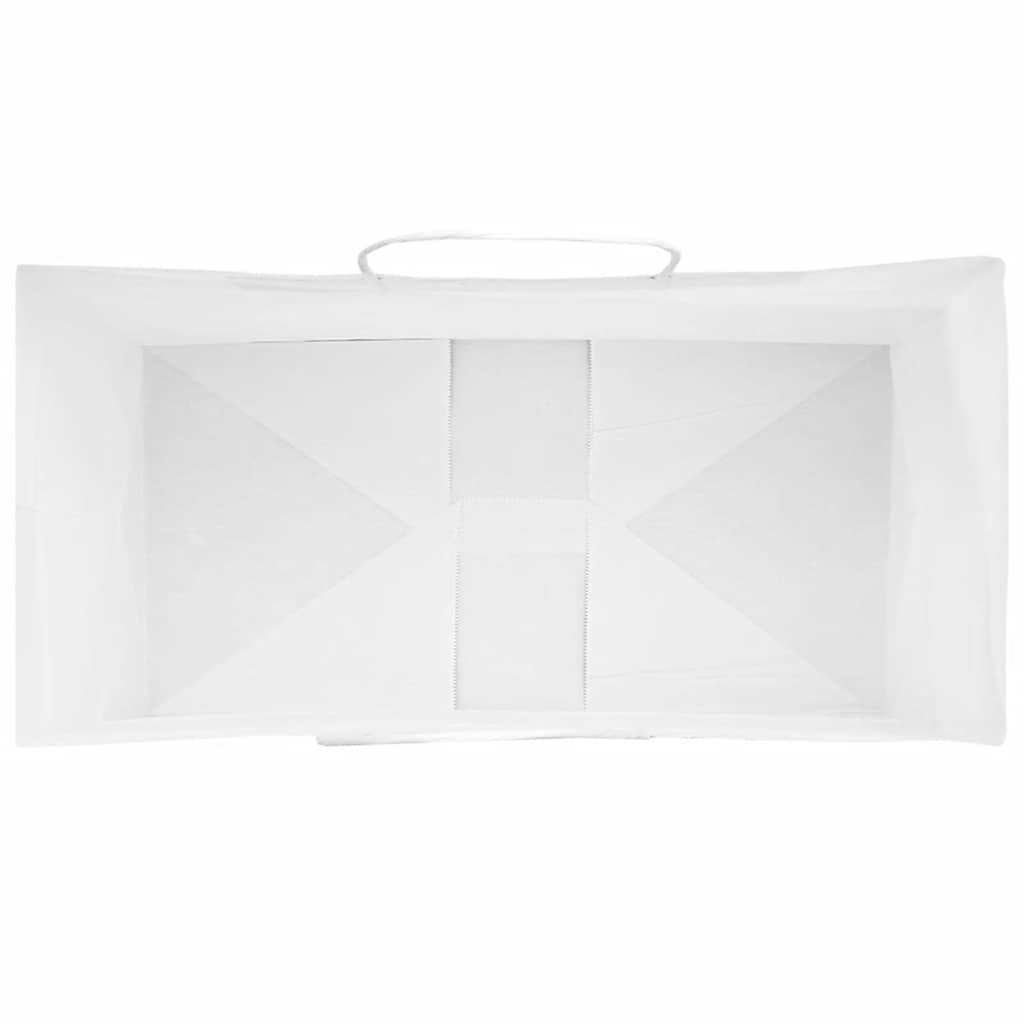 Papiertragetaschen 50 Stk. mit Henkeln Braun 21x11x36 cm
