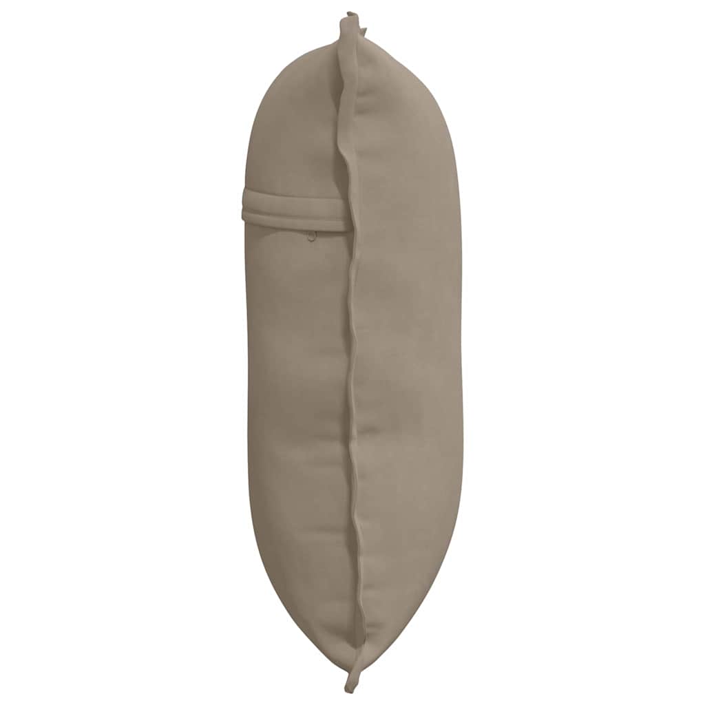 Rückenkissen Taupe 50 x 45 cm Mikrofaserstoff