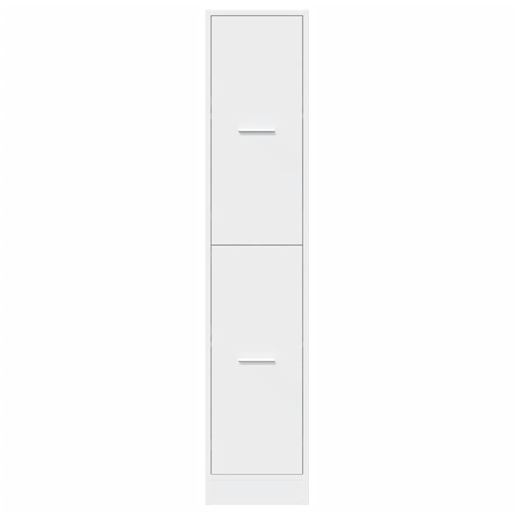 Apothekerschrank Weiß 30 x 41 x 174,5 cm Holzwerkstoff
