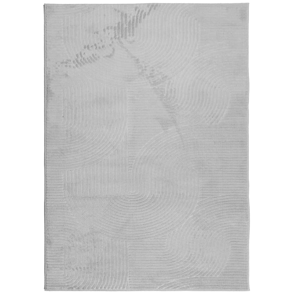 Teppich IZA Kurzflor Skandi-Stil Anthrazit 80x150 cm