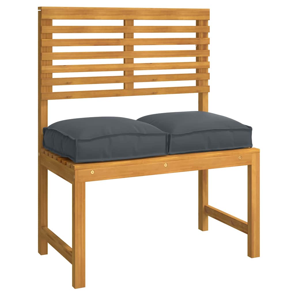 Kissen 2 pcs Anthrazit 40 x 40 x 8 cm Oxford-Stoff