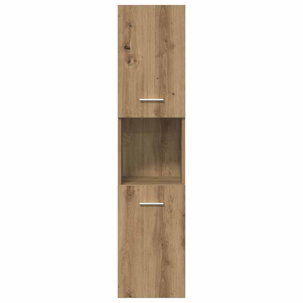 3-tlg. Badmöbel-Set Betongrau Holzwerkstoff