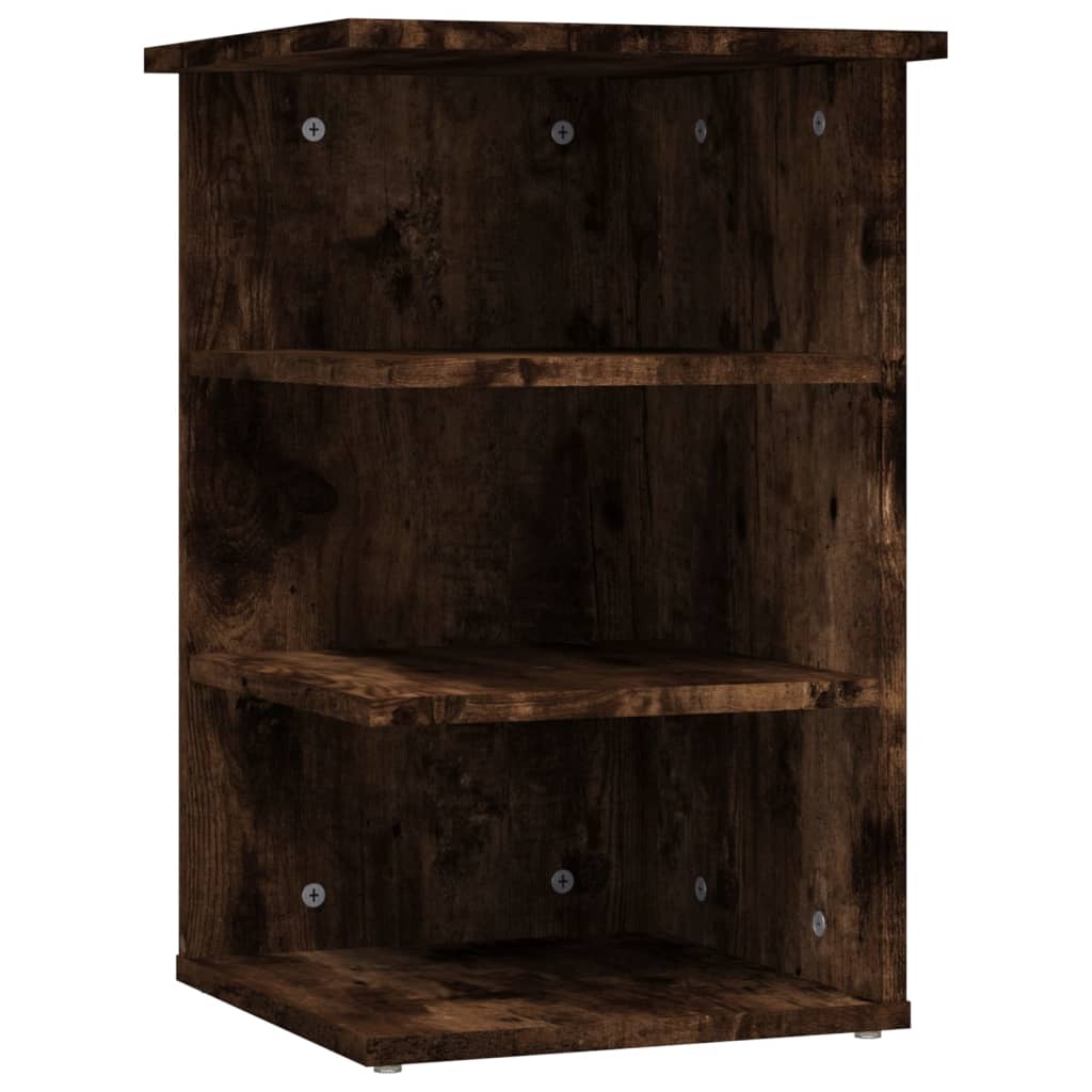 Beistellregal Weiß 35x35x55 cm Holzwerkstoff