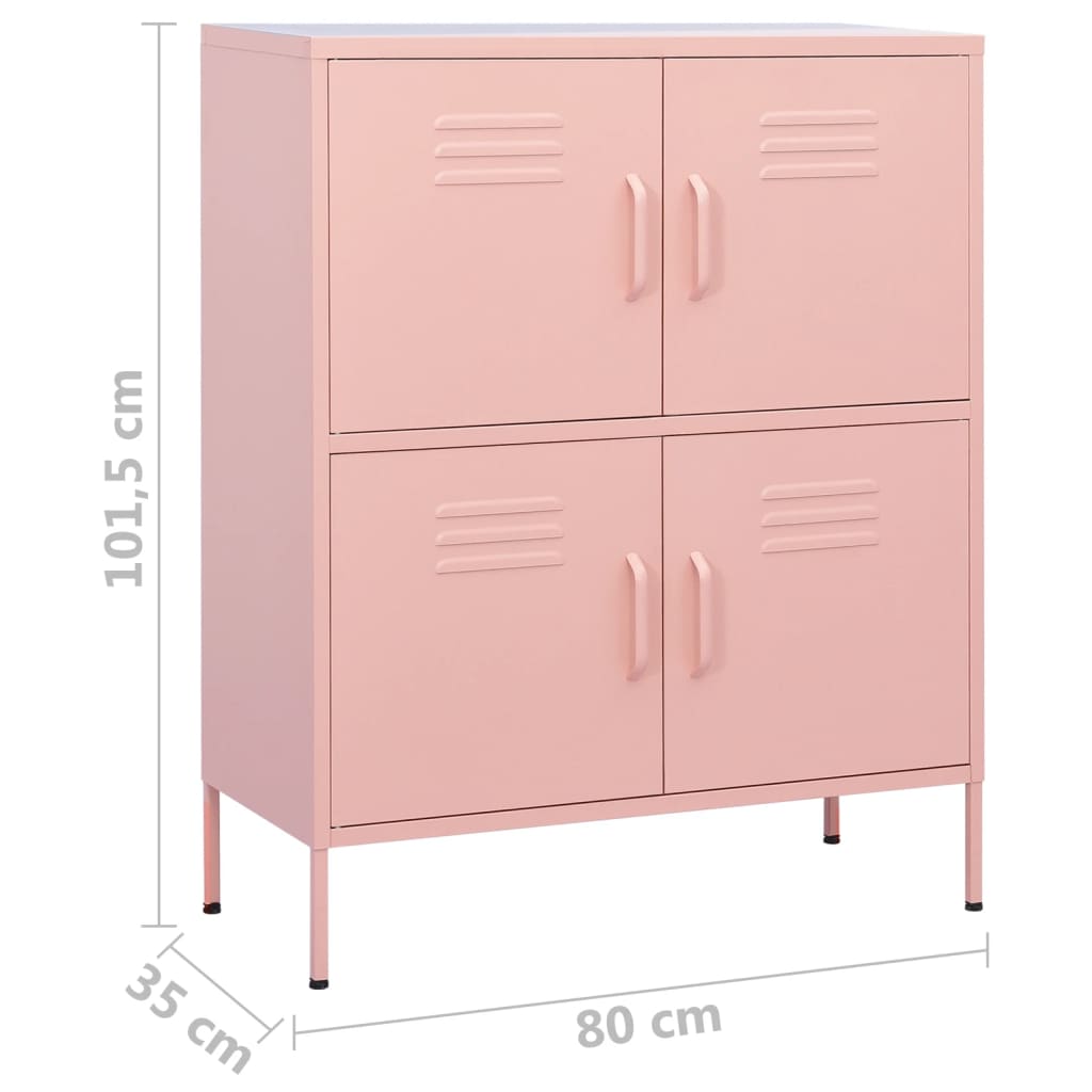 Lagerschrank Olivgrün 80x35x101,5 cm Stahl