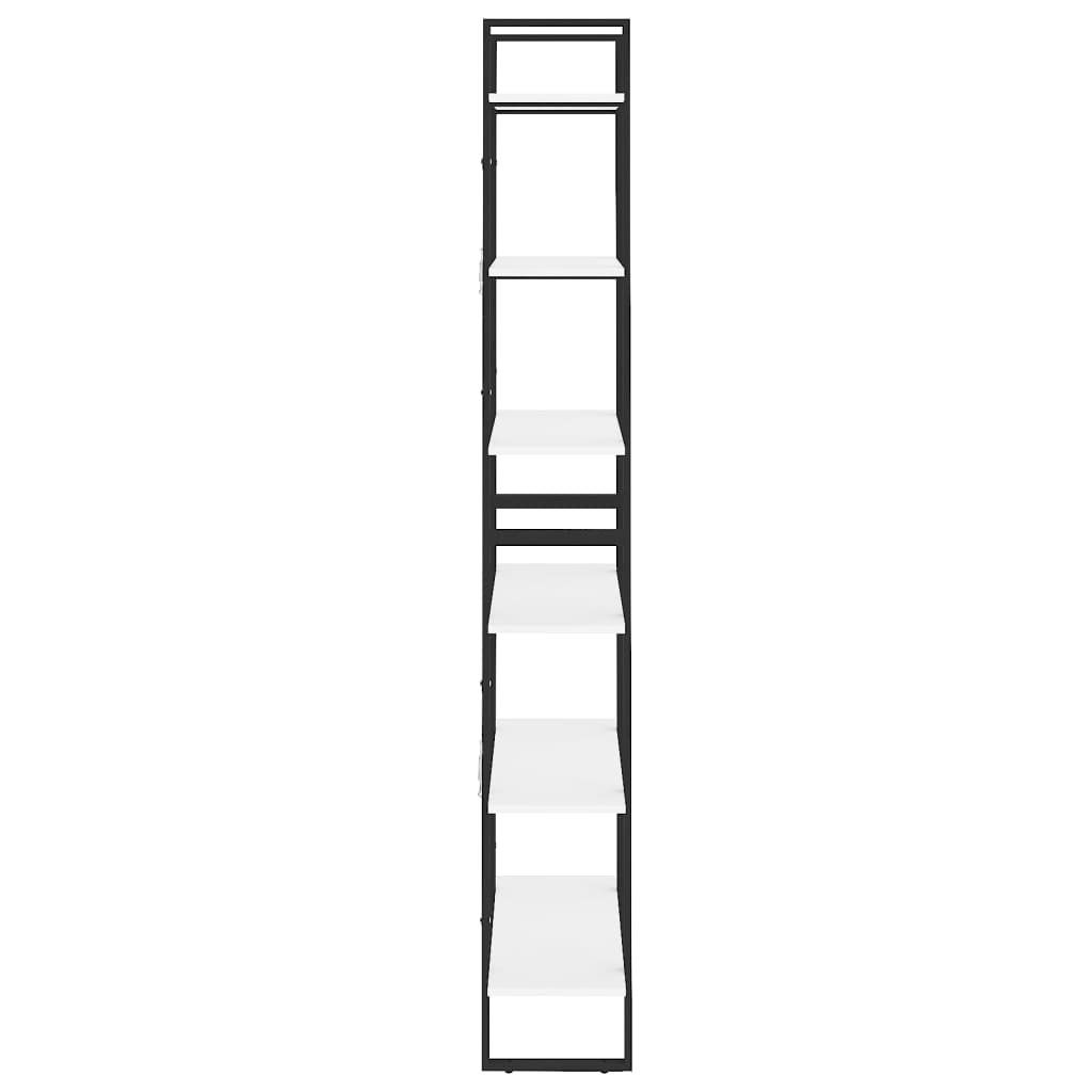 Bücherregal Weiß 80x30x105 cm Holzwerkstoff