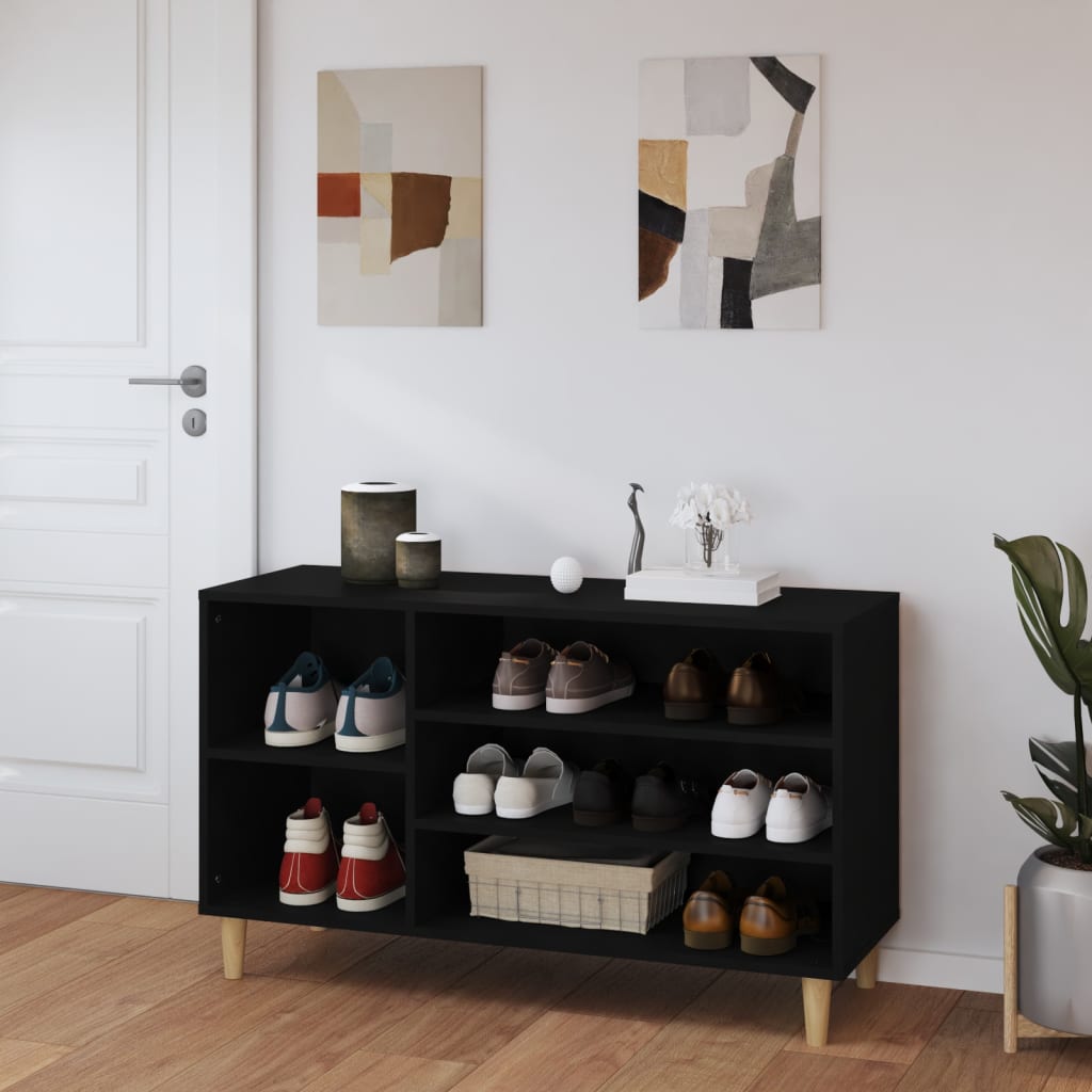 Schuhregal Weiß 102x36x60 cm Holzwerkstoff