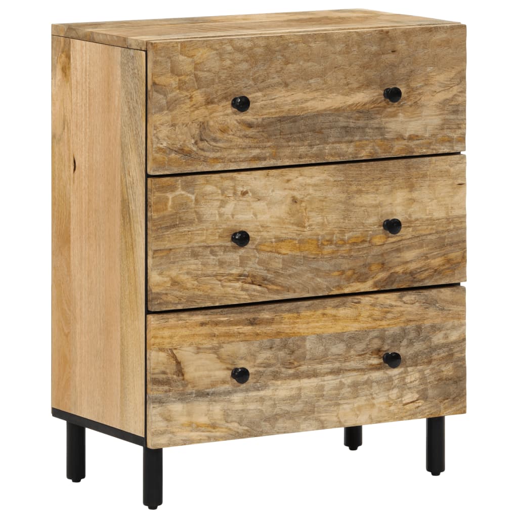 Beistellschrank 60x33x75 cm Massivholz Akazie