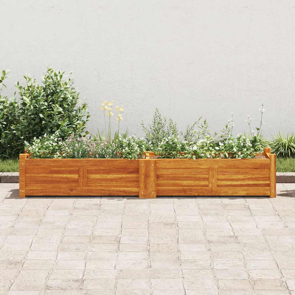 Garten-Hochbeet Akazienholz 76x27,6x25 cm