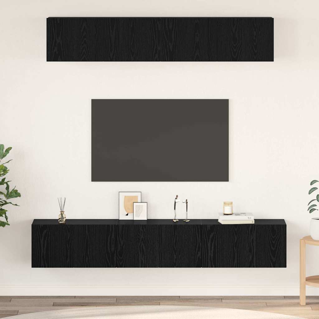 5-tlg. TV-Schrank-Set Weiß Holzwerkstoff