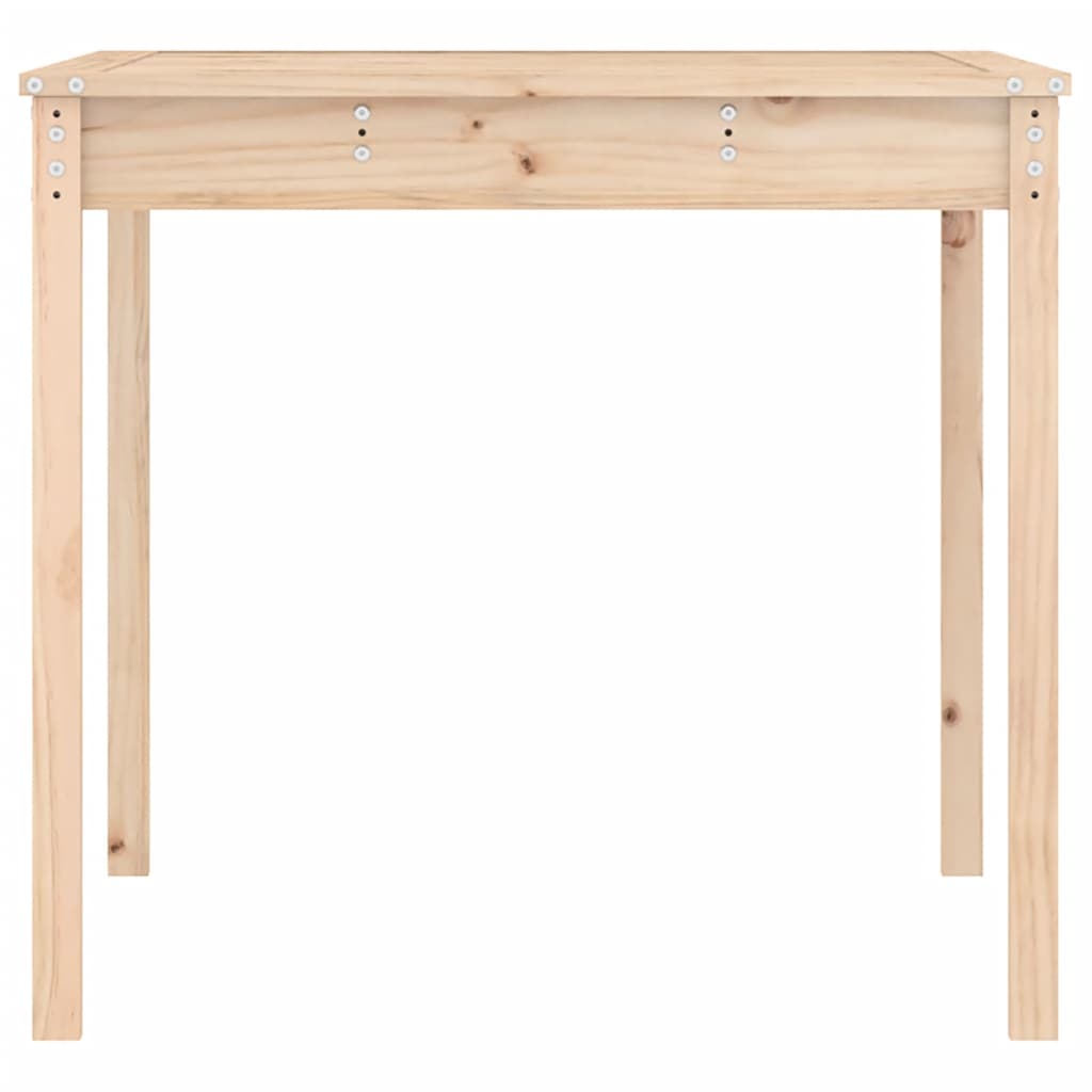 Gartentisch 82,5x82,5x76 cm Massivholz Kiefer
