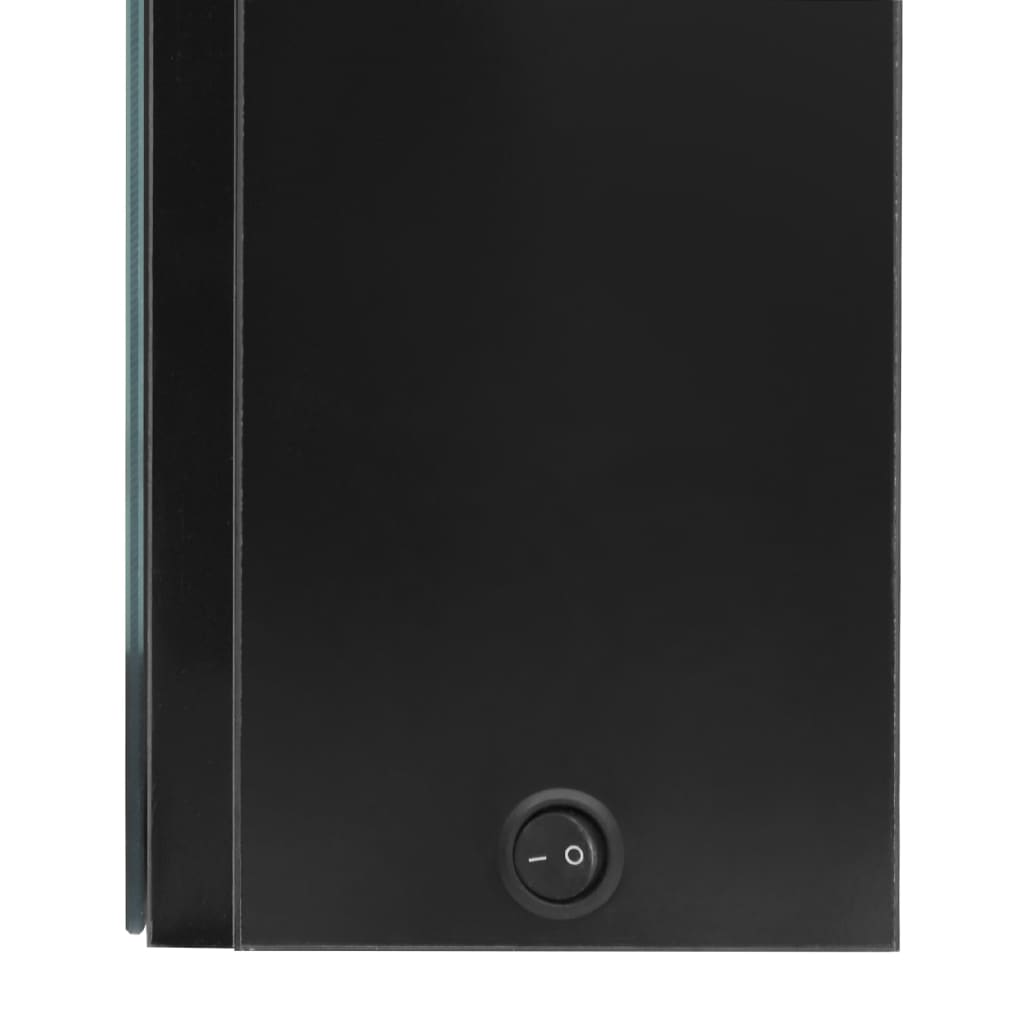 LED-Spiegelschrank fürs Bad Betongrau 80x12x68 cm