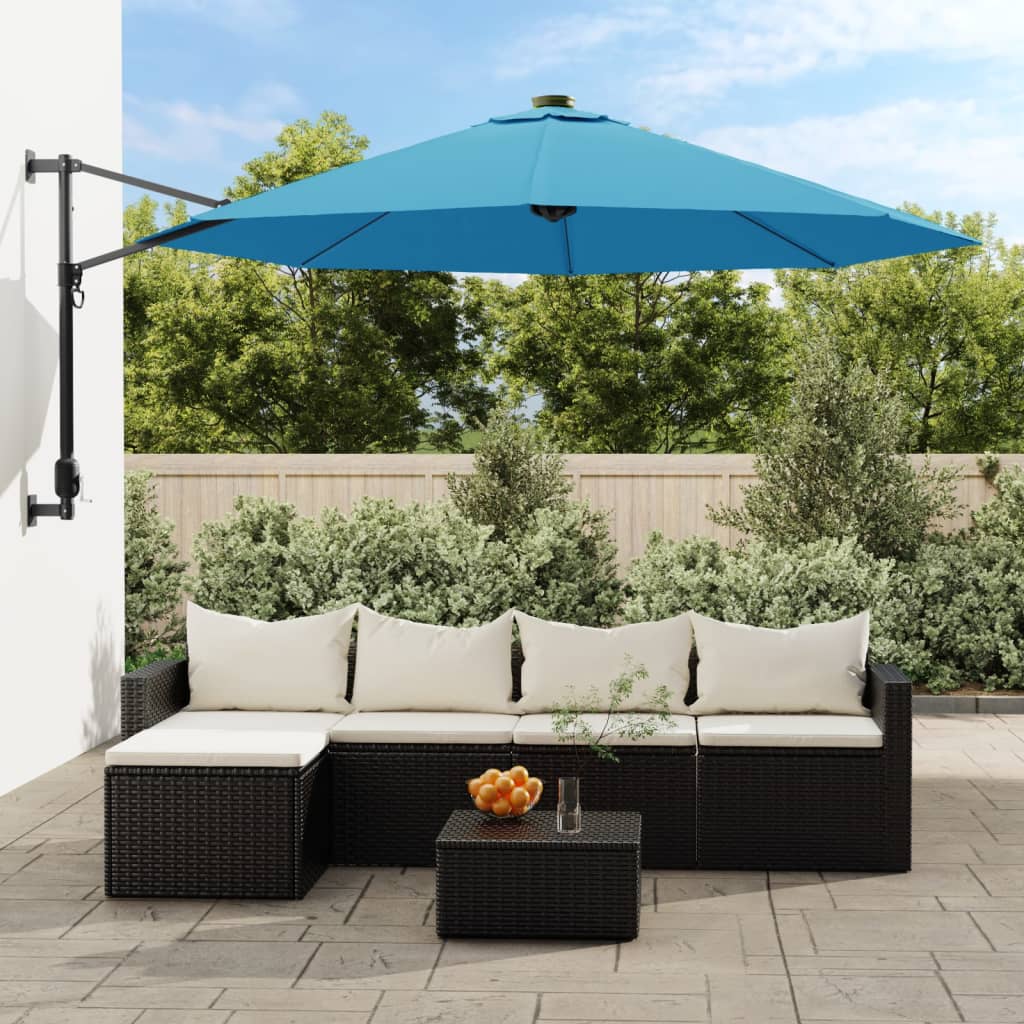 Wand-Sonnenschirm Apfelgrün 290 cm