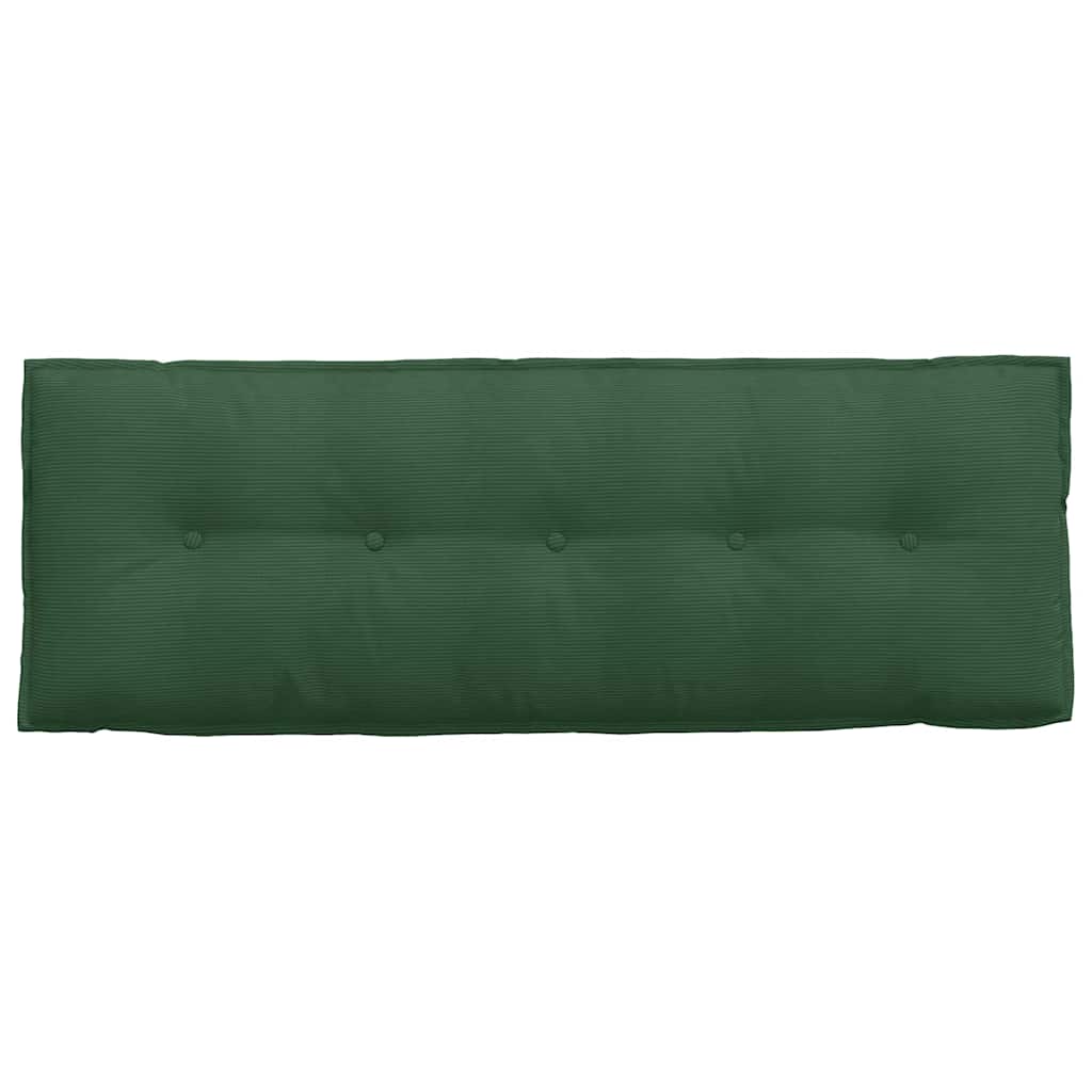 Rückenkissen Hellgrau 50 x 45 cm Cordstoff