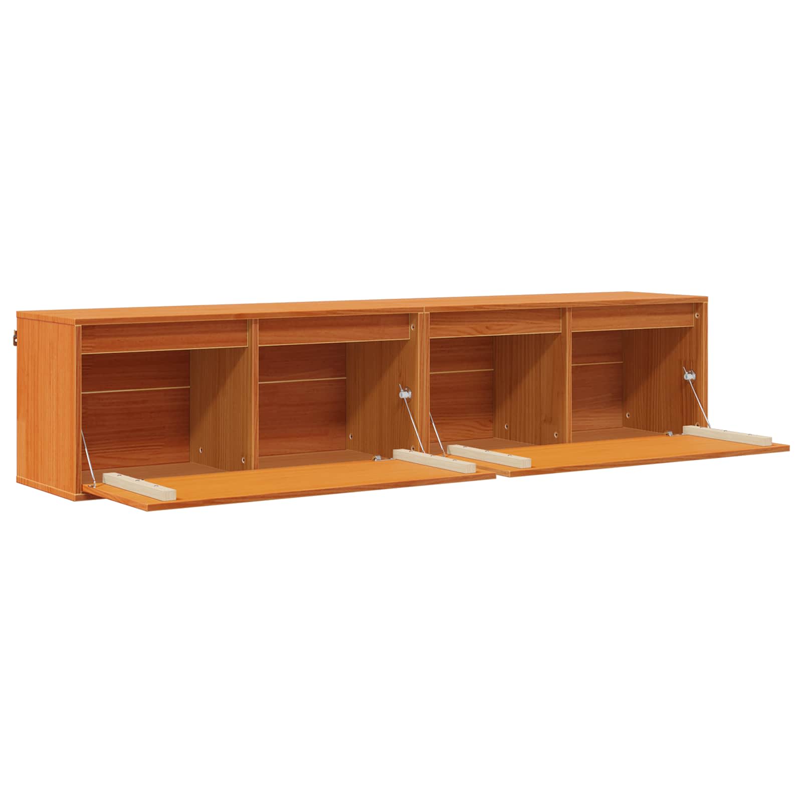 Wandschrank 80x30x35 cm Massivholz Kiefer