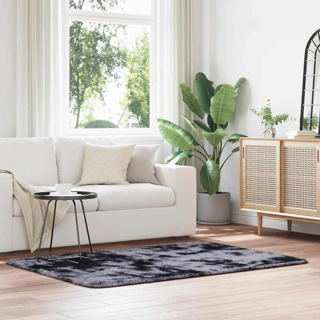 Teppich Shaggy Hochflor NAVARRA Beige 60x100 cm Polyester