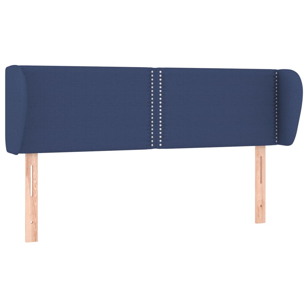 Kopfteil mit Ohren Dunkelgrau 83x23x78/88 cm Stoff