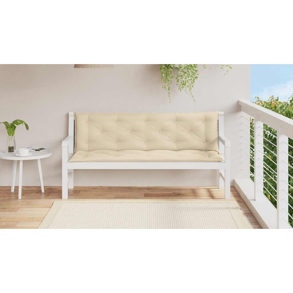 Gartenbank-Auflage Anthrazit 100x(50+50)x7 cm Oxford-Gewebe