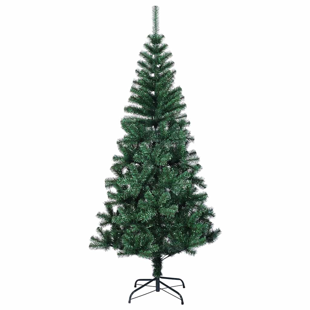 Künstlicher Weihnachtsbaum Schillernde Spitzen Weiß 180 cm PVC