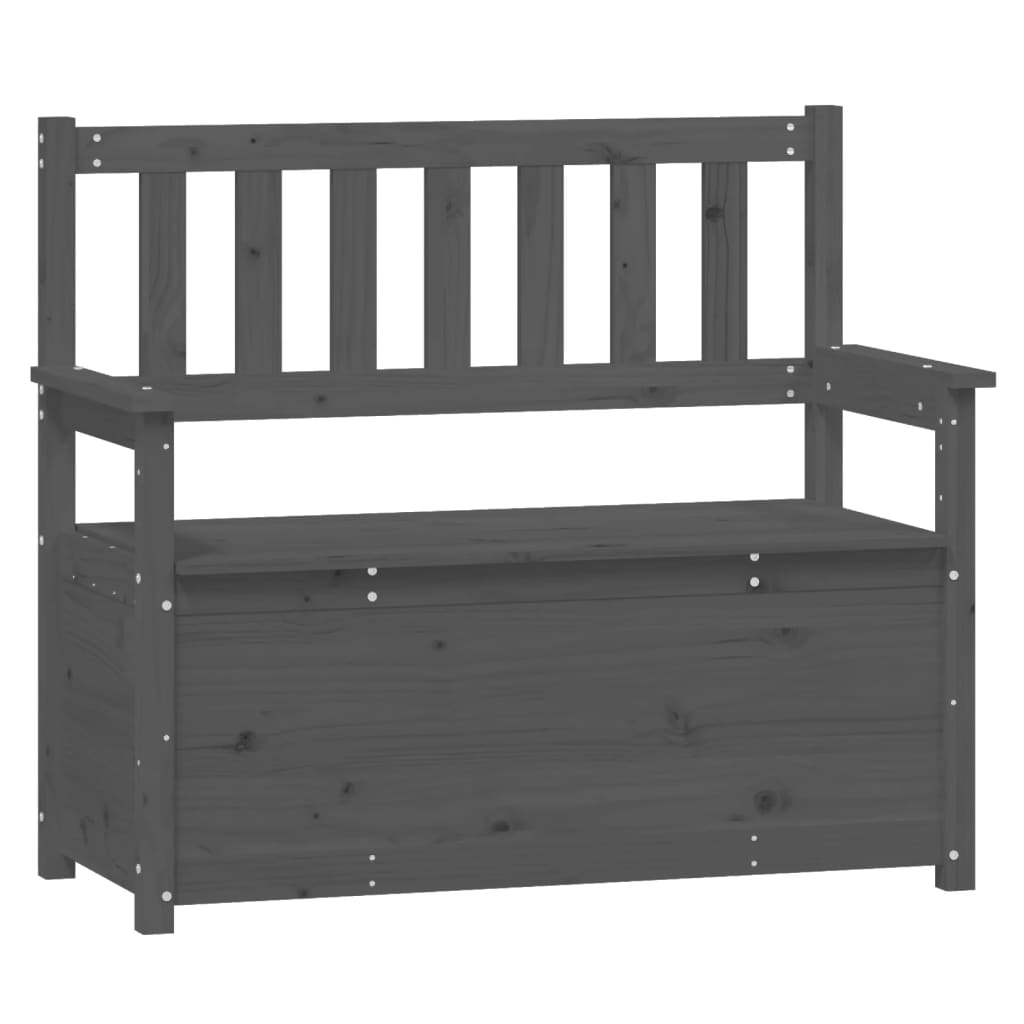 Sitzbank 112,5x51,5x96,5 cm Massivholz Kiefer