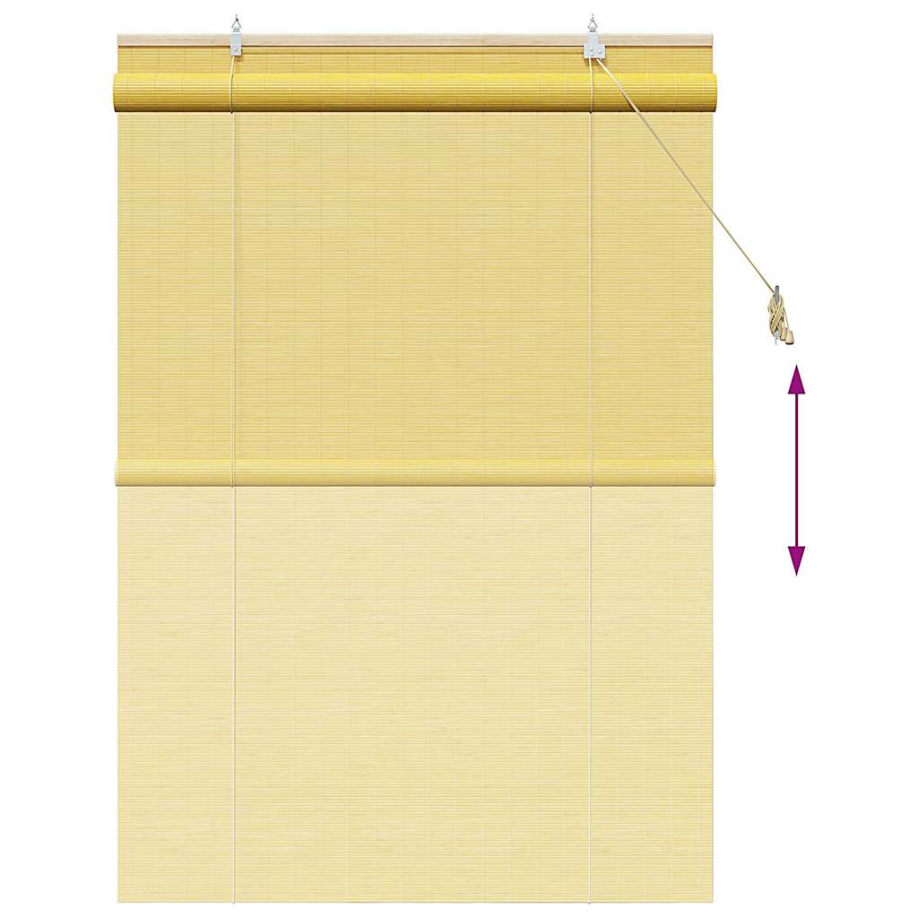 Rollo Braun 60 x 160 cm Bambus