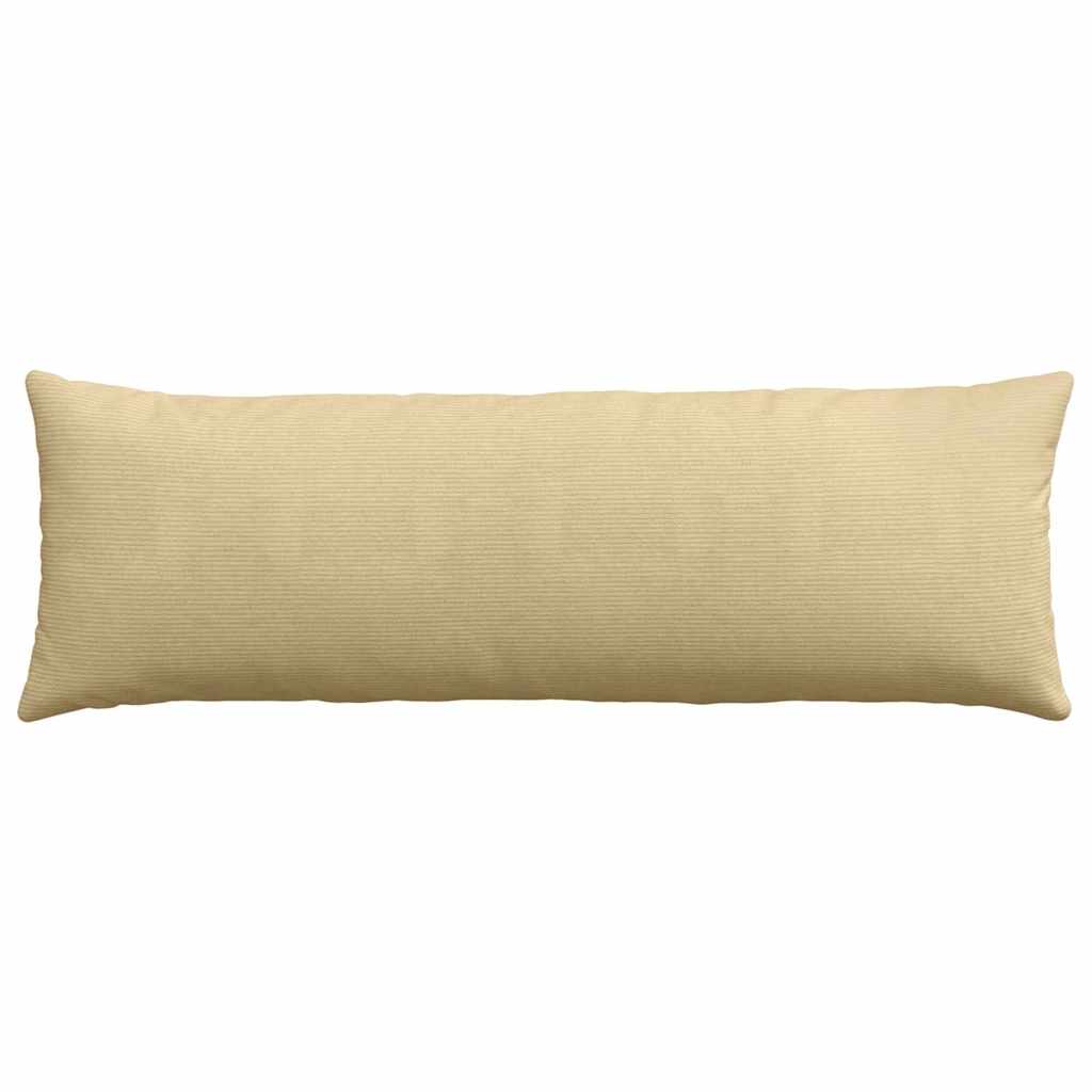 Sofakissen 2 Stück Hellgrau 50 x 30 cm Cordstoff