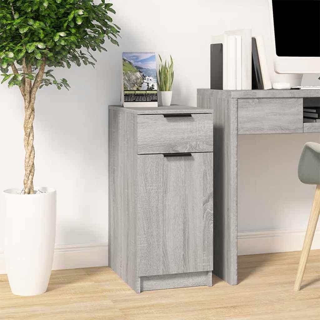 Büroschrank Weiß 33,5x50x75 cm Holzwerkstoff