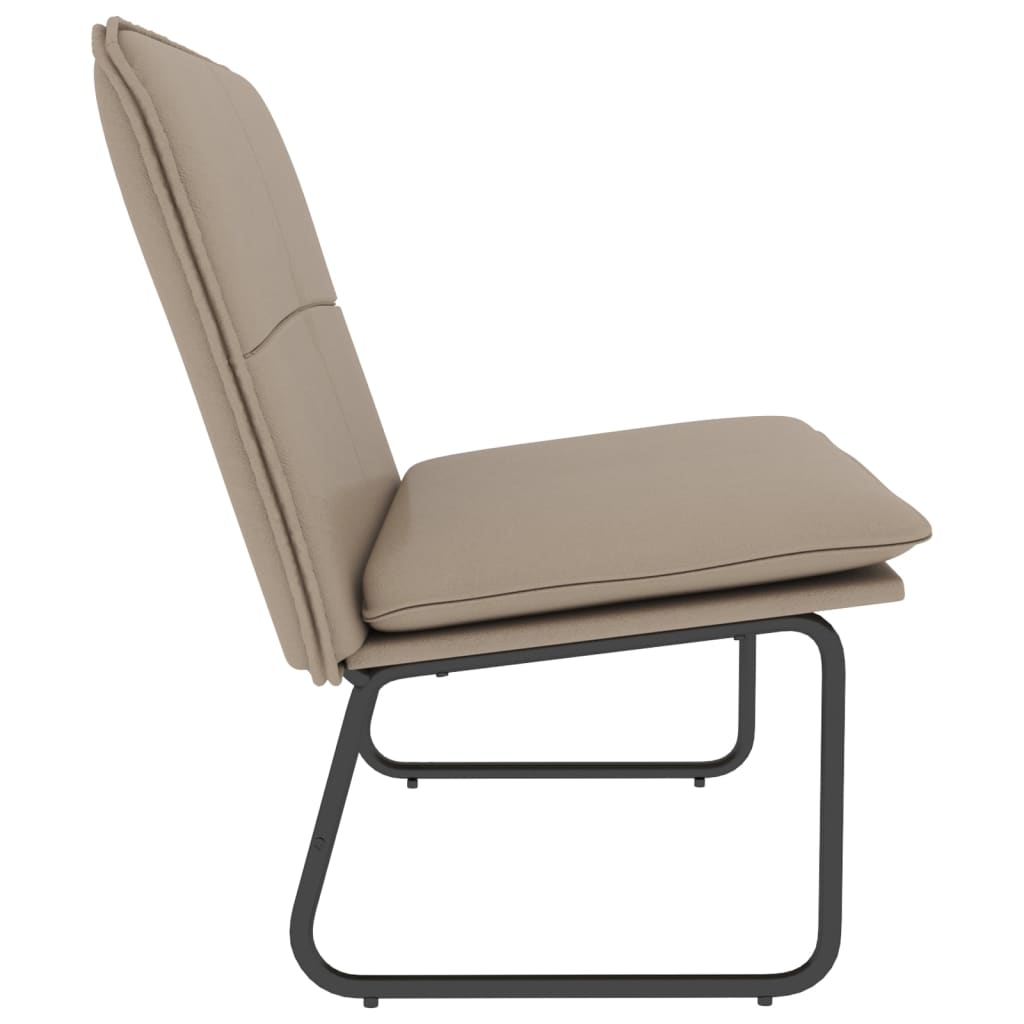 Sitzbank Creme 100x75x76 cm Kunstleder