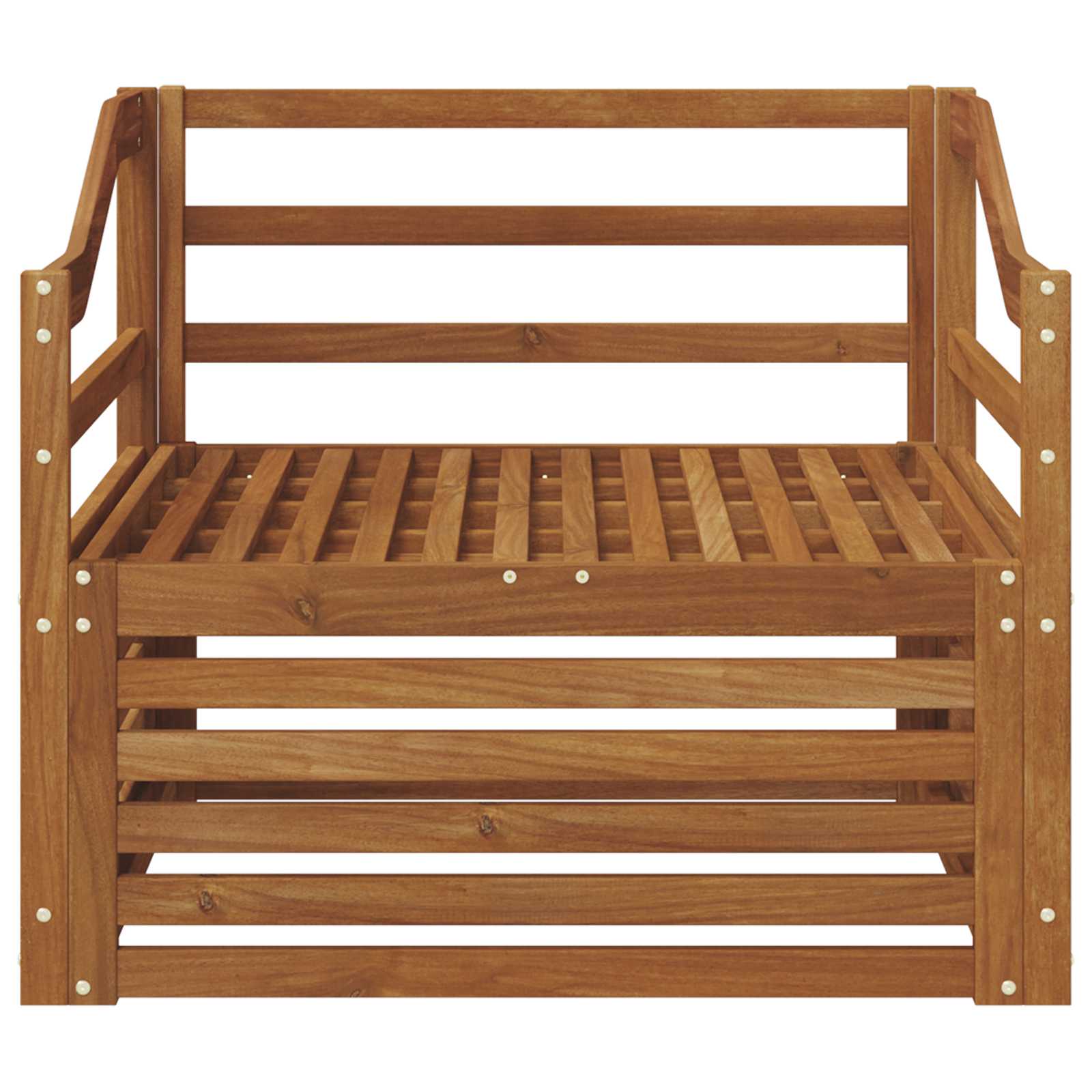 2 Stück Outdoor-Sofa Natur