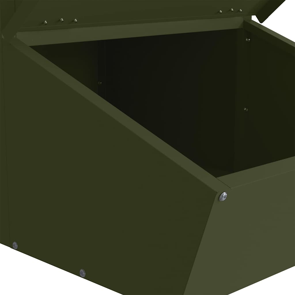 Schweinfutterspender Schwarz 55 x 38 x 76 cm