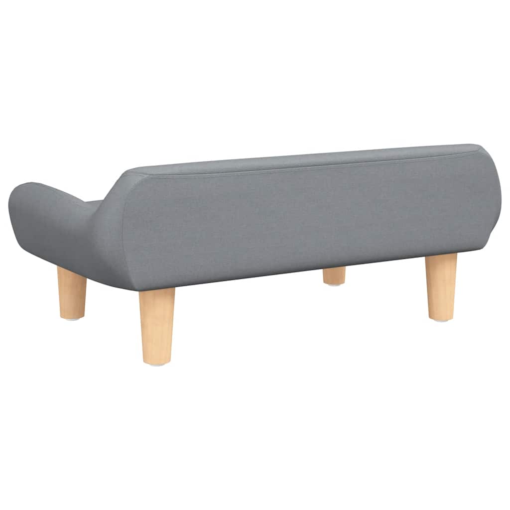 Hundebett Creme 70x40x24 cm Stoff