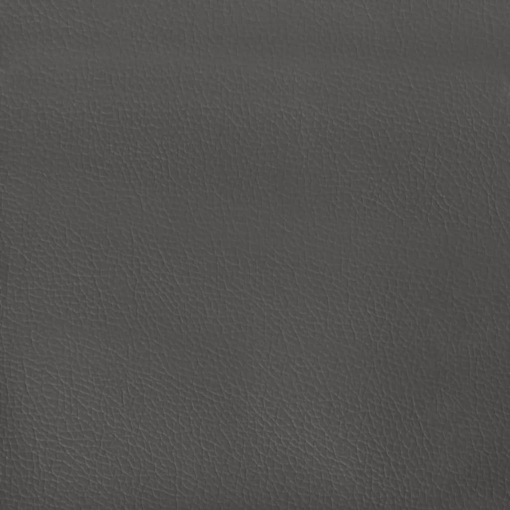 Taschenfederkernmatratze Mittel Schwarz 80x200x20 cm Kunstleder