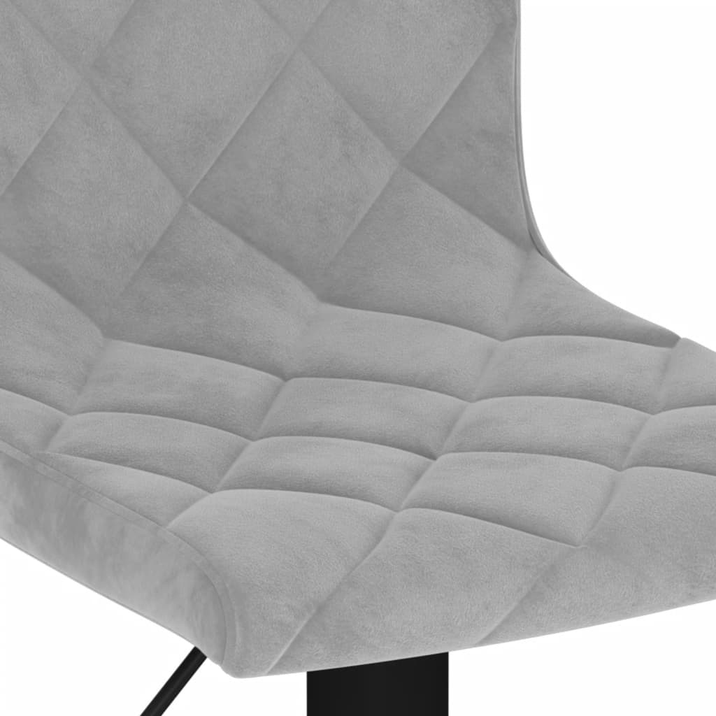 Barhocker 2 Stk. Creme Samt