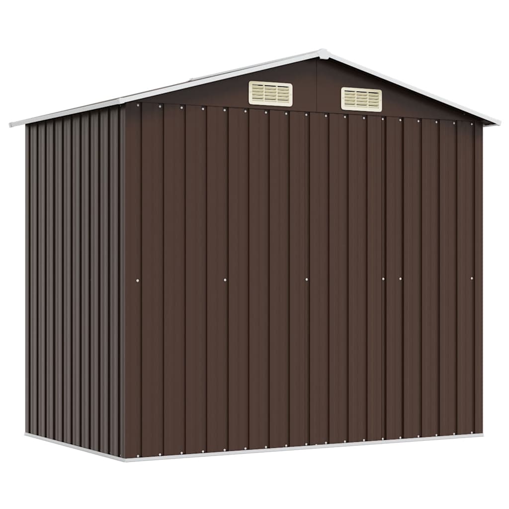 Gartenschuppen Grün Metall 204 x 132 x 186 cm
