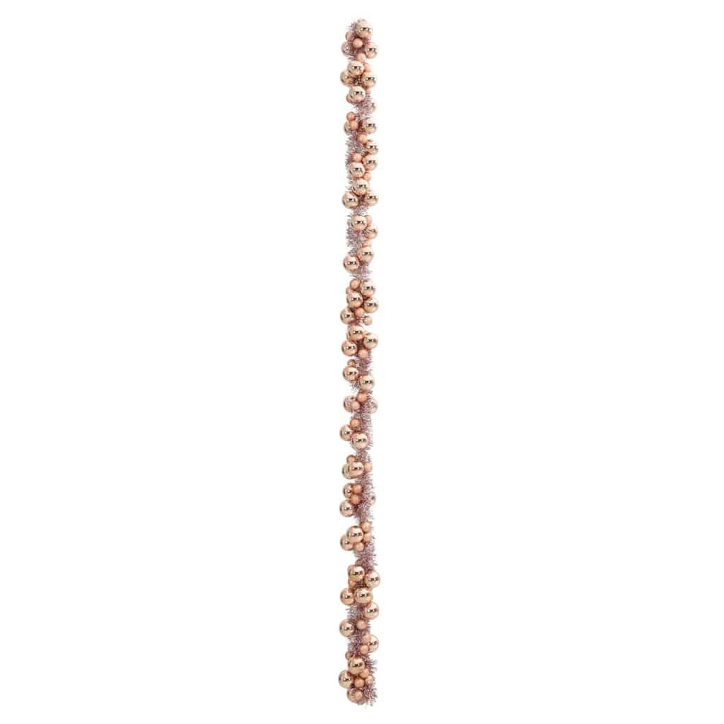 Weihnachtskugelgirlande Schwarz 186 cm Polystyrol