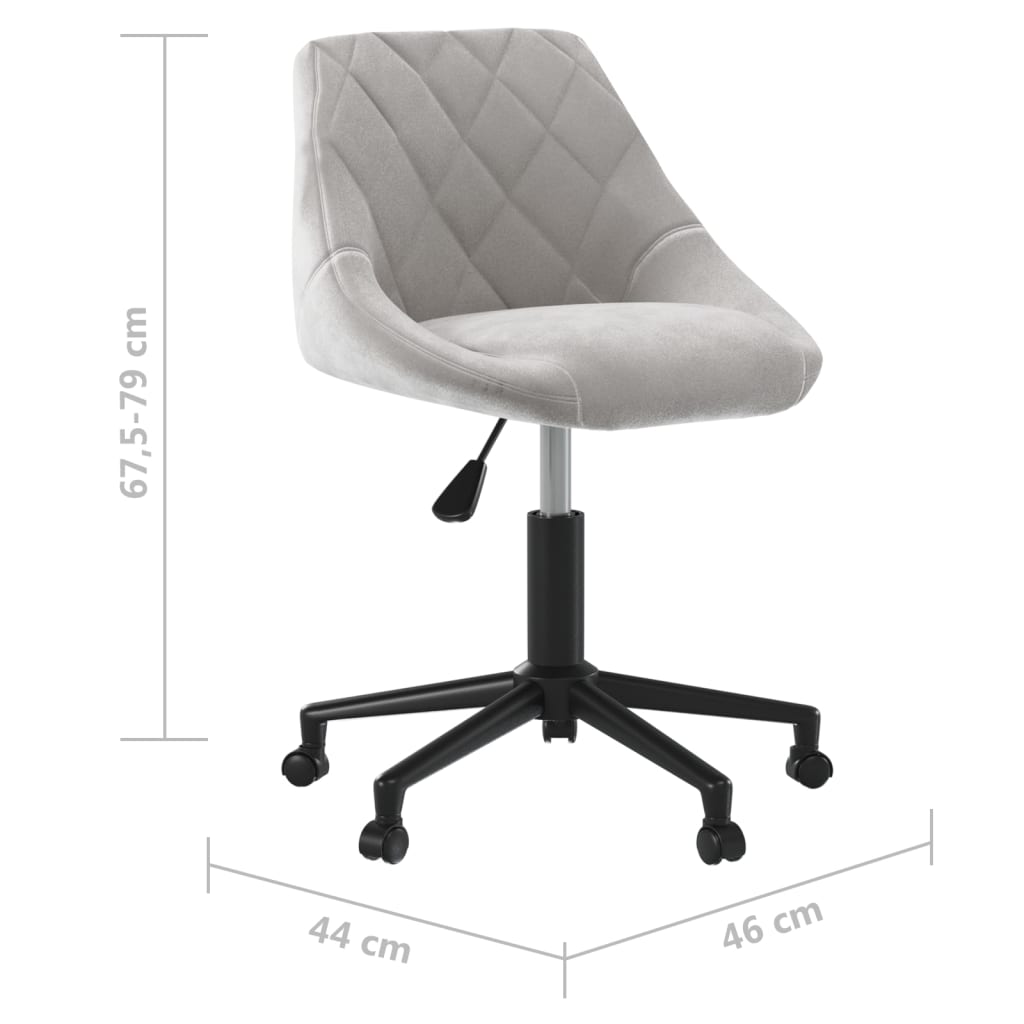 Esszimmerstuhl Drehbar Creme Samt