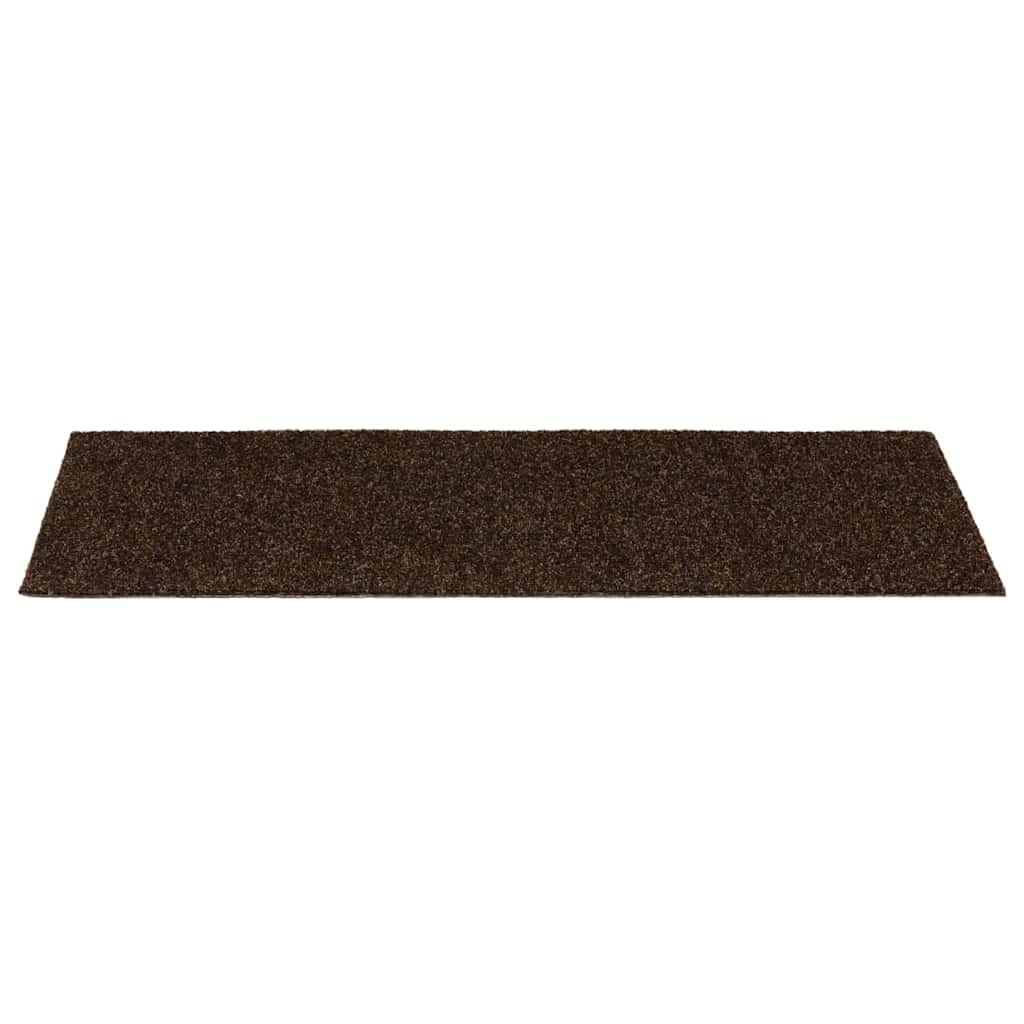 Stufenmatten Selbstklebend 15 Stk. 60x25 cm Hellbraun Rechteckig