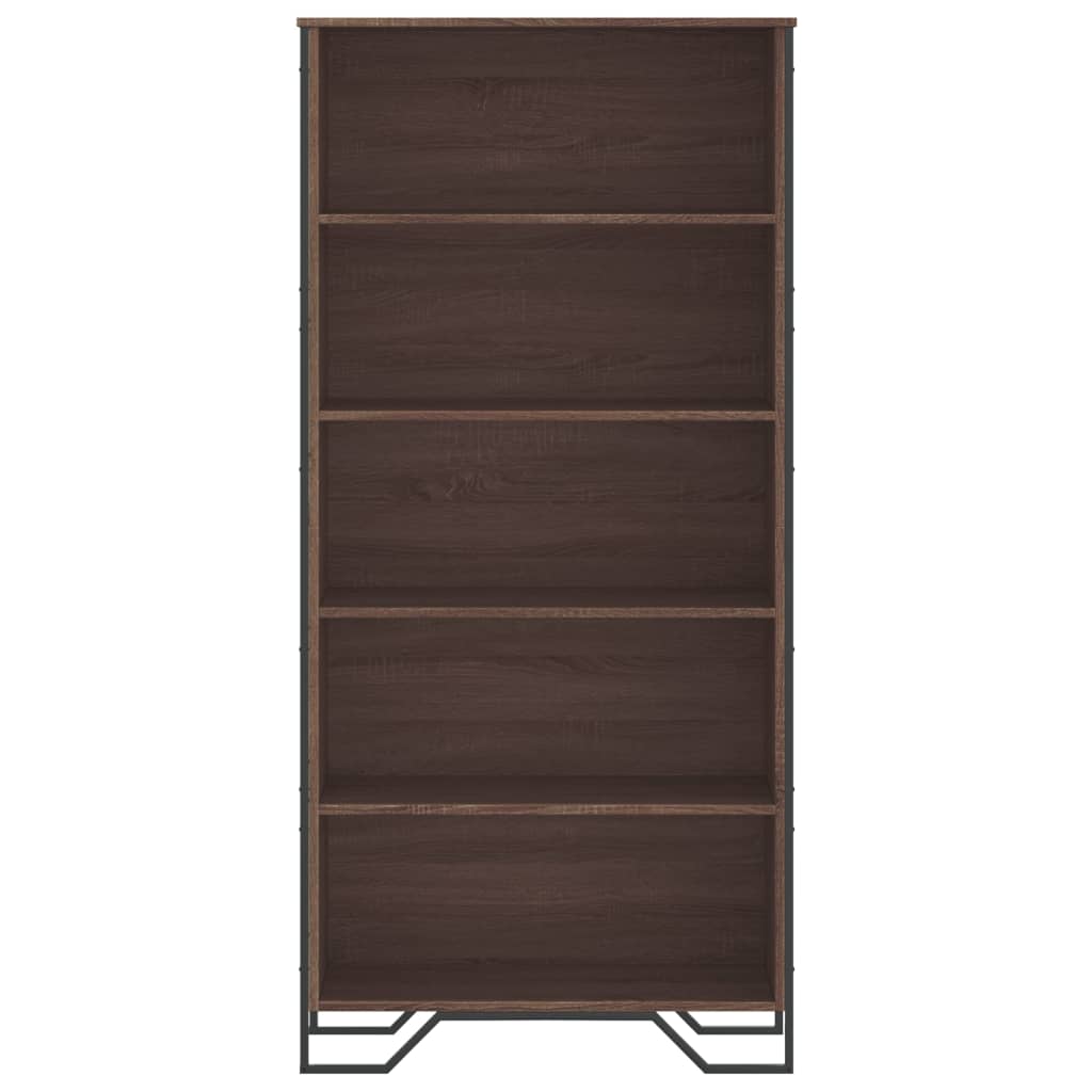 Bücherregal Schwarz 80x31x169 cm Holzwerkstoff