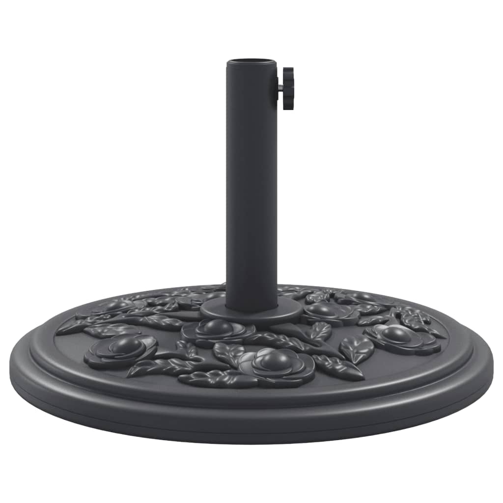 Sonnenschirmständer für Ø38/48 mm Mast 9 kg Halbrund