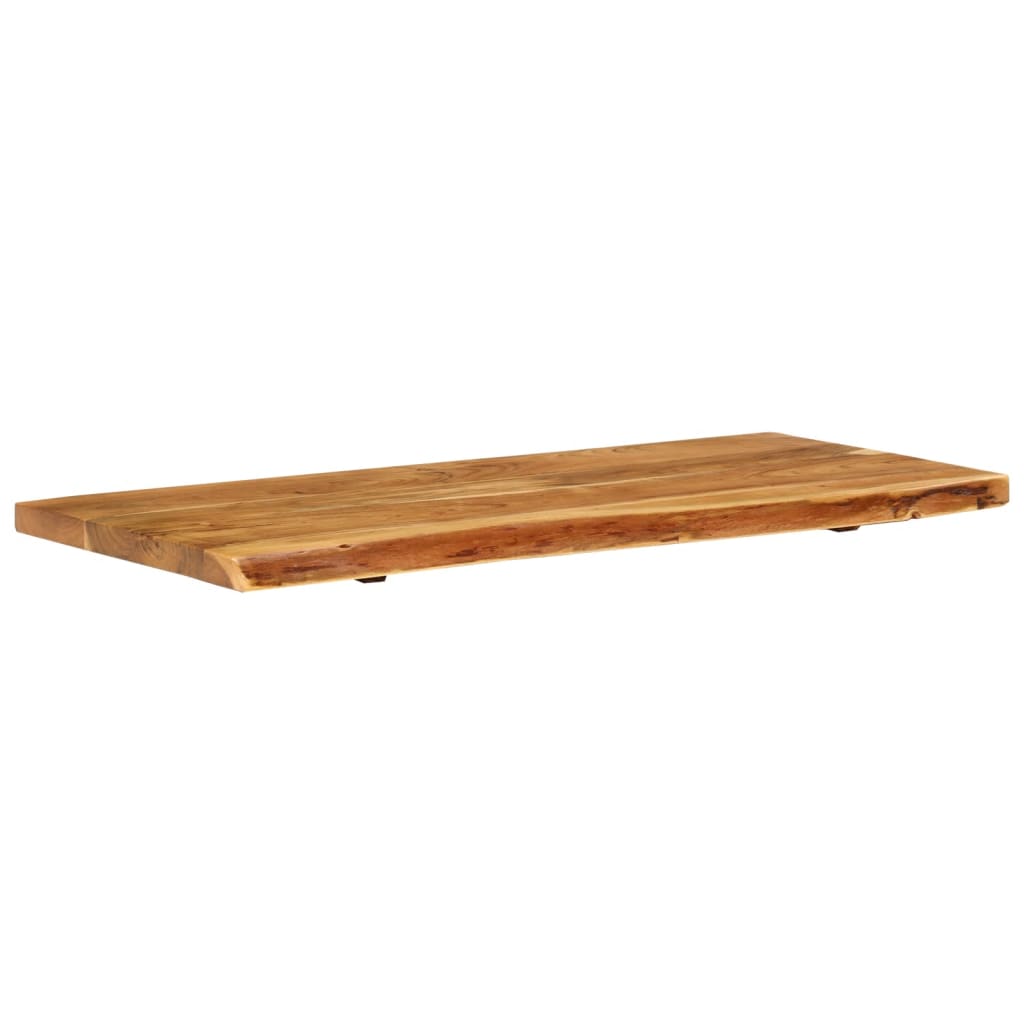 Badezimmer-Waschtischplatte Massivholz Akazie 100x52x2,5 cm