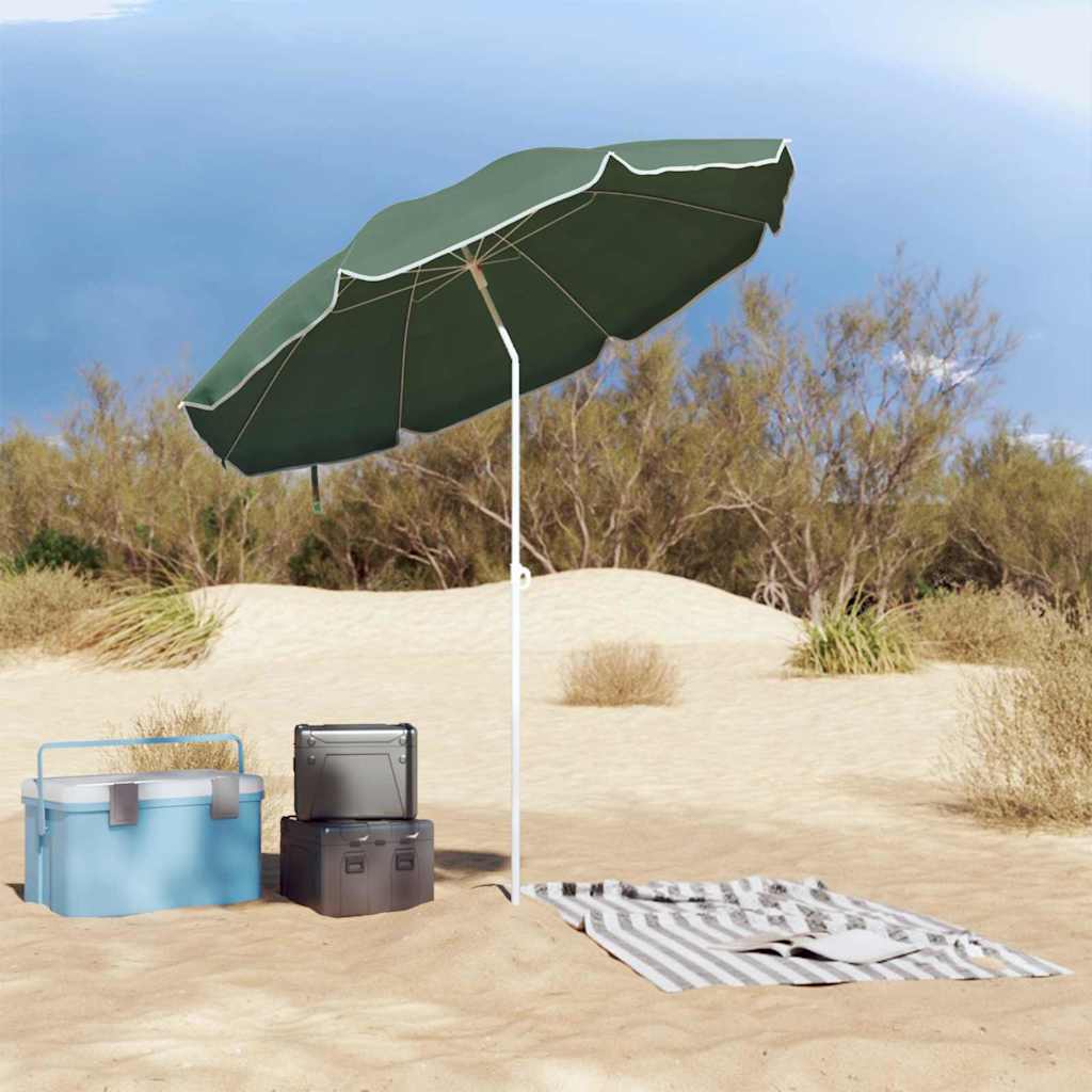 Sonnenschirm mit Stahlmast Sandfarbe 180 cm