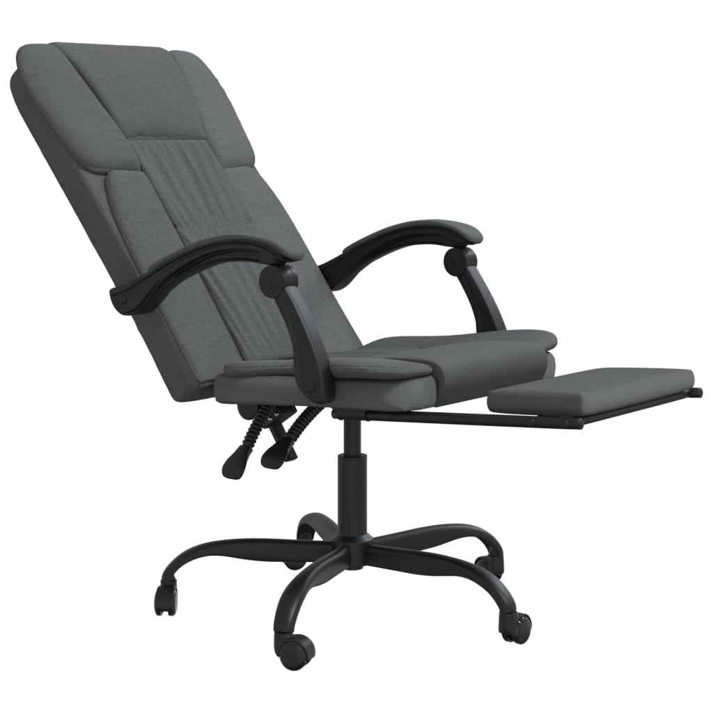 Bürostuhl mit Liegefunktion Taupe Stoff