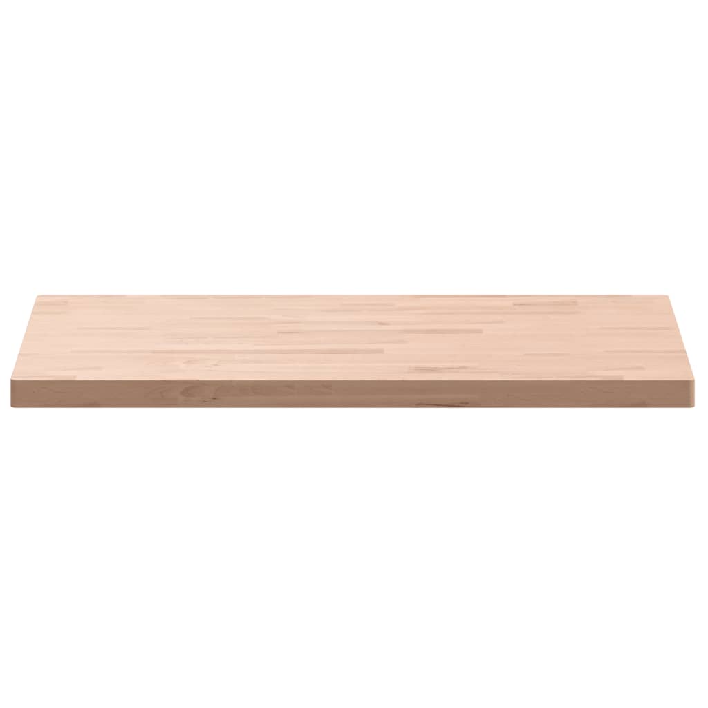 Tischplatte 80x40x1,5 cm Rechteckig Massivholz Buche
