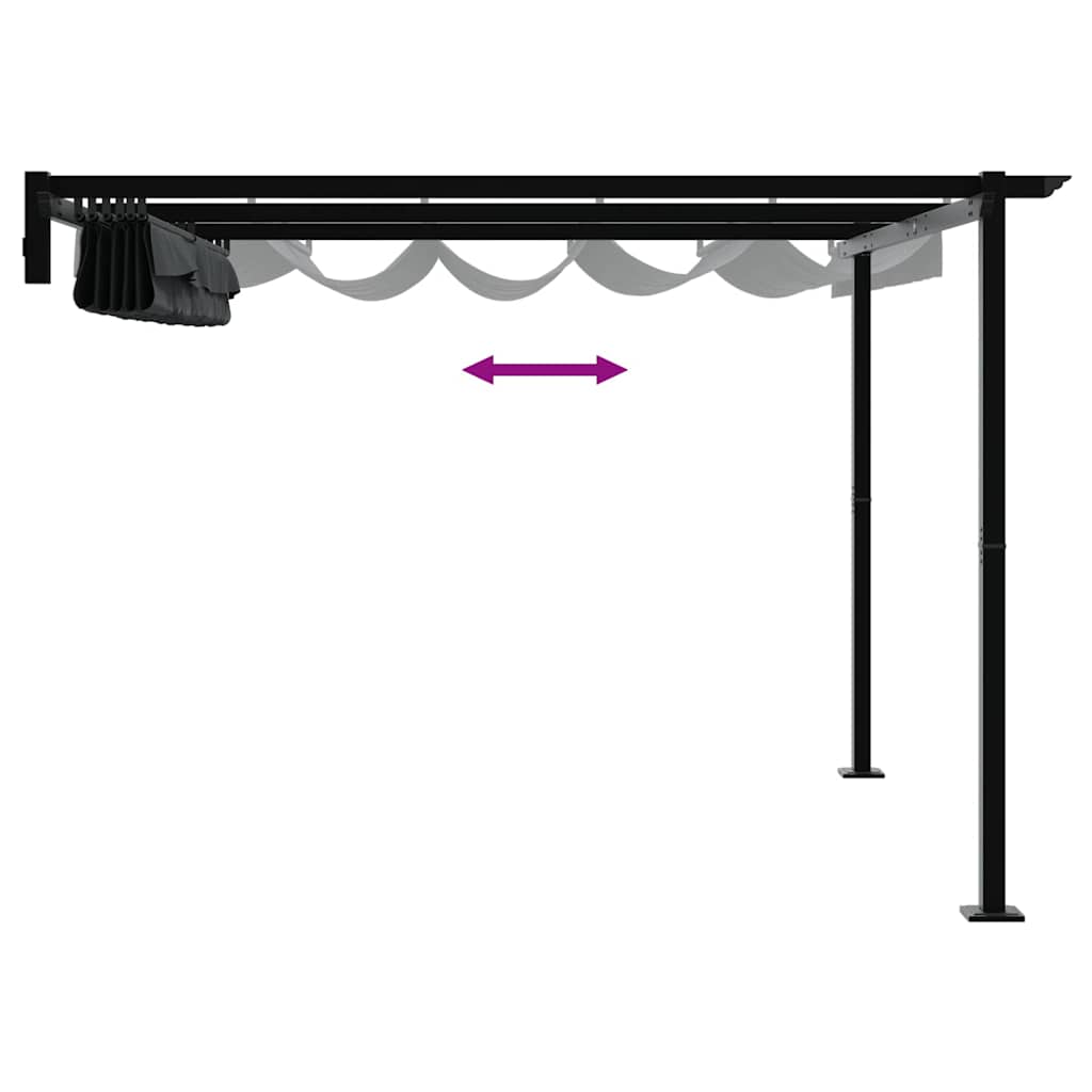 Pavillon 300 x 300 x 200 cm Creme Polyester