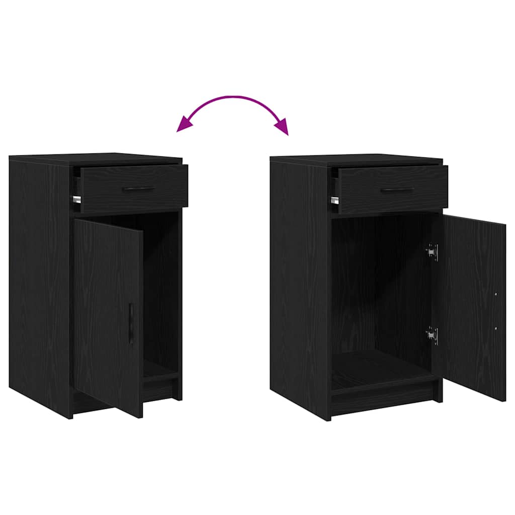 Schminktisch mit Tür 2 pcs Weiß 50 x 41 x 135 cm Holzwerkstoff