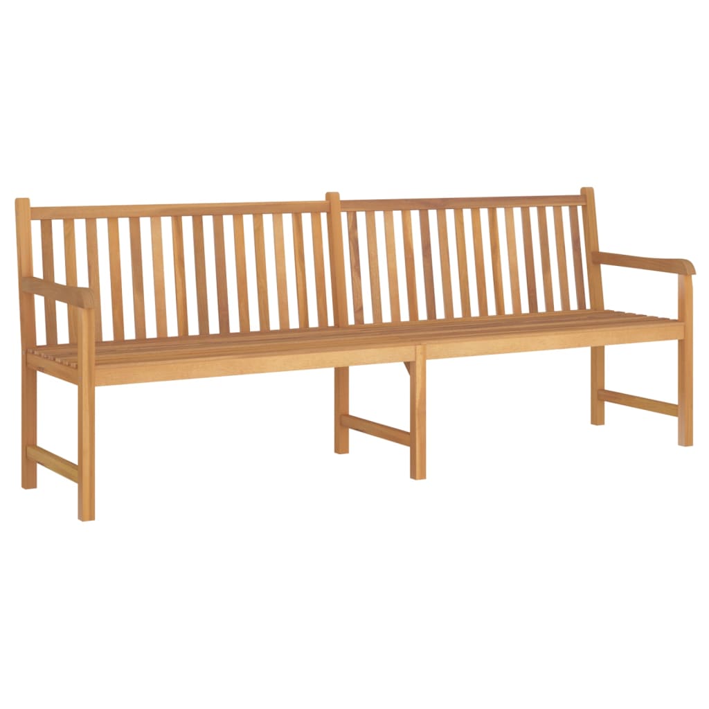 Gartenbank 114 cm Massivholz Teak