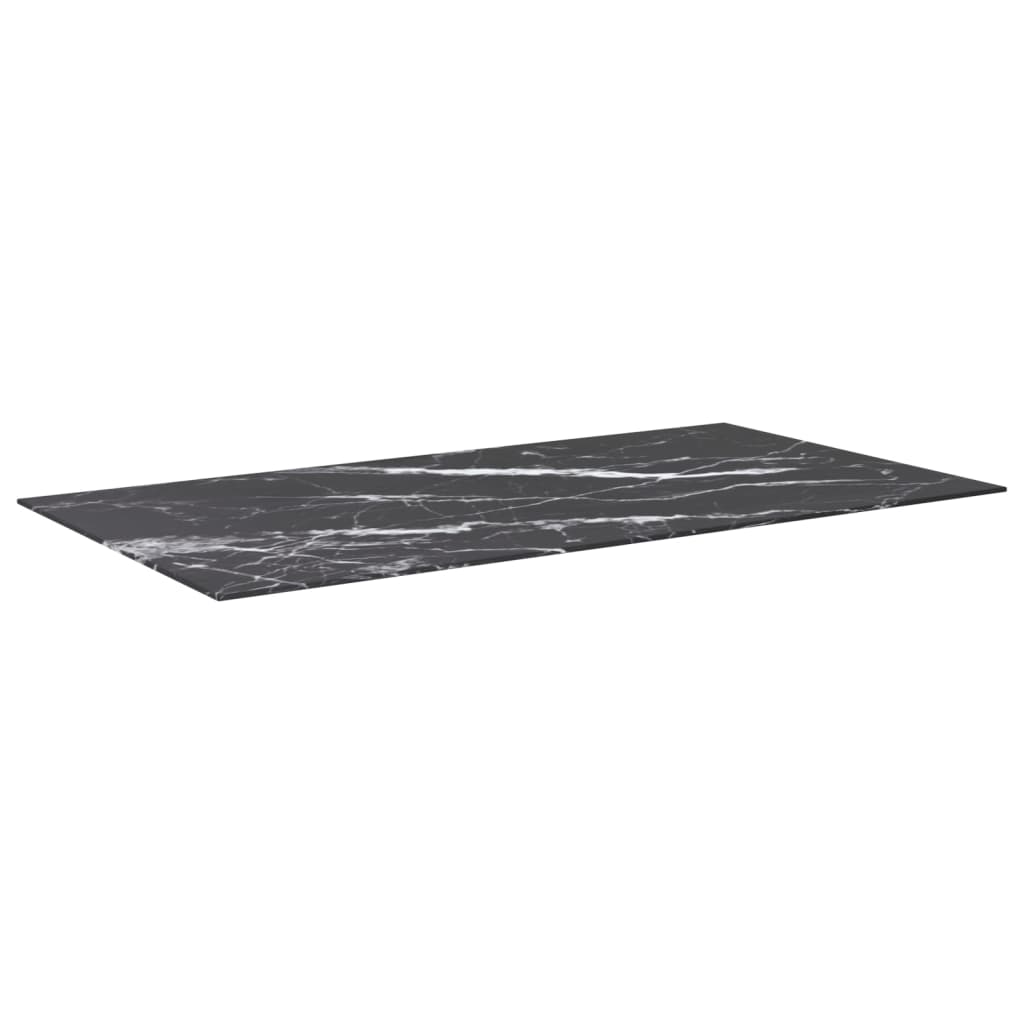 Tischplatte aus gehärtetem Glas quadratisch 700x700 mm