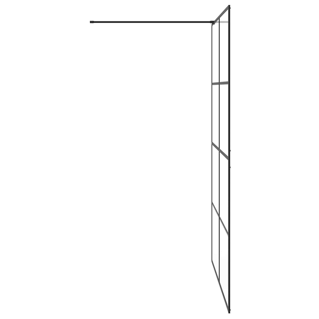 Duschwand für Begehbare Dusche mit Klarem ESG Glas 80x195 cm