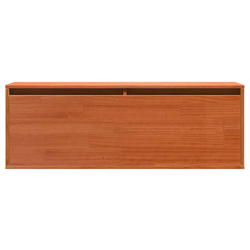 Wandschrank 100x30x35 cm Massivholz Kiefer