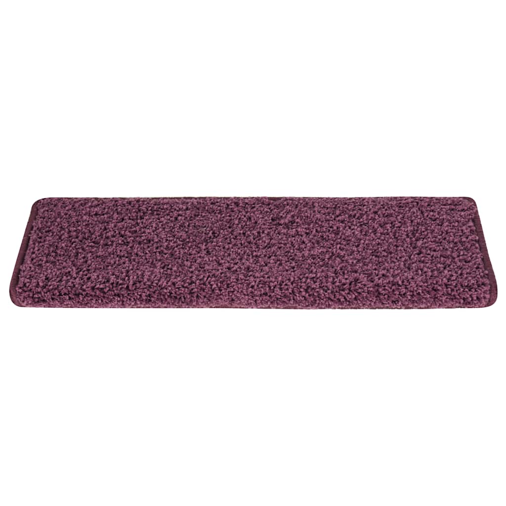 Stufenmatten 15 Stk. 65x21x4 cm Grau Rechteckiger Rand